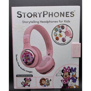 Disney StoryPhones Kids Headphones Minnie Mouse Pink Screen-Free Audio Magic